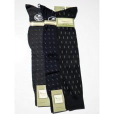 3 pairs 60% OFF Vannucci Fancy Pattern Cotton Over The Calf Socks