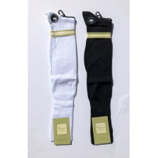 Premium Mercerized Cotton Ribbed Over The Calf Socks Dress socks