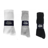 10-20Paar Men's Diabetic Socks Black without Elastic 100% Cotton Oversized 