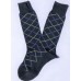 35% Off 3prs Black Big & Tall Mercerized Cotton Dress Socks 13 -16
