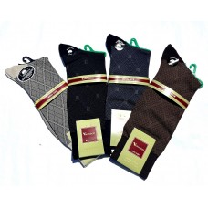 Father Day Special 4 Pairs Of  Assorted Big & Tall Mercerized Cotton Dress Socks