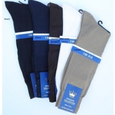 13-16 Windsor Big And Tall Spun Silk Dress Socks 13-16 Windsor Big And Tall Spun Silk Dress Socks