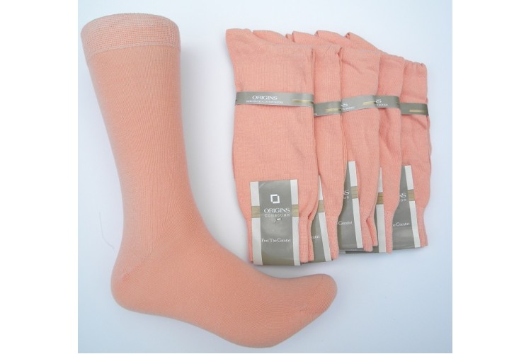 peach mens dress socks