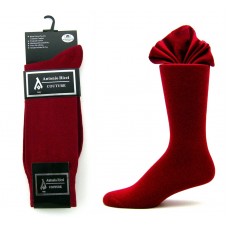 Premium burgundy cotton dress socks-Men's Premium burgundy cotton dress socks-Men's