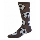 Novelty soccer cotton crew socks