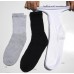6 Pack Cotton Slightly Padded Comfort Top Crew Athletic Socks