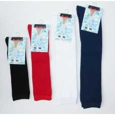 Sale!! 12 pairs girls School Uniform solid cotton knee high socks- children 