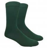 Hunter Green Cotton Dress Socks-Mer..