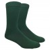 Solid Hunter Forrest Green Cotton Dress Socks
