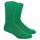 Kelly green cotton dress socks-Men'..