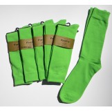 6 pairs Groomsmen Lime Green Cotton..