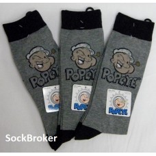 Popeye crew dress socks men's