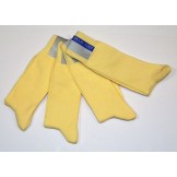 Yellow woven cotton dress socks siz..