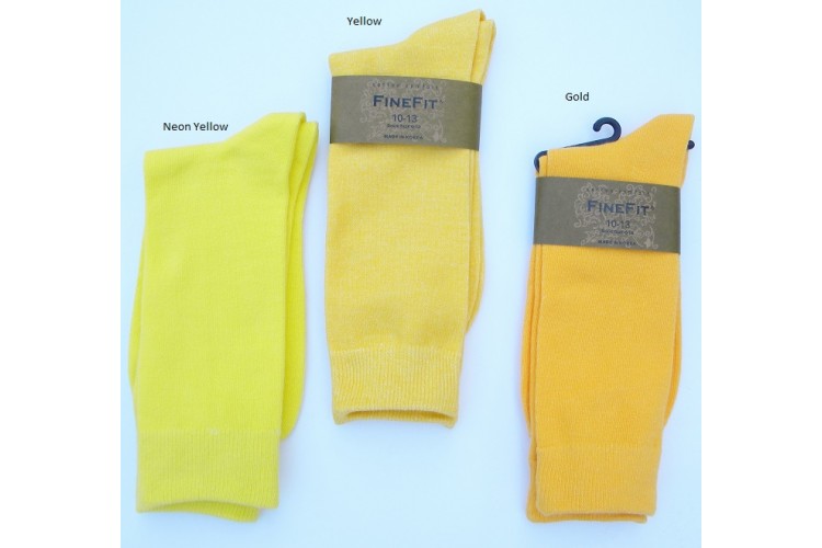 yellow dress socks