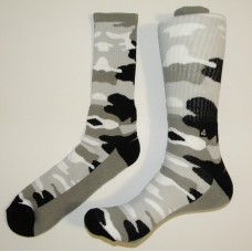 Size 9-13 Padded Camouflage Cotton Crew Socks By Brass Boot Size 9-13 Padded Camouflage Cotton Crew Socks By Brass Boot