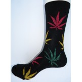 Marijuana leaf dress socks size 6-1..