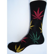 Marijuana leaf dress socks size 6-12