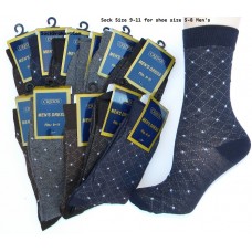 4 pack small size 5-8 patterned cotton dress socks 