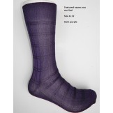 Dark purple textured rayon formal d..