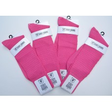 Raspberry pink textured rayon formal dress socks size 8-12 Raspberry pink textured rayon formal dress socks size 8-12