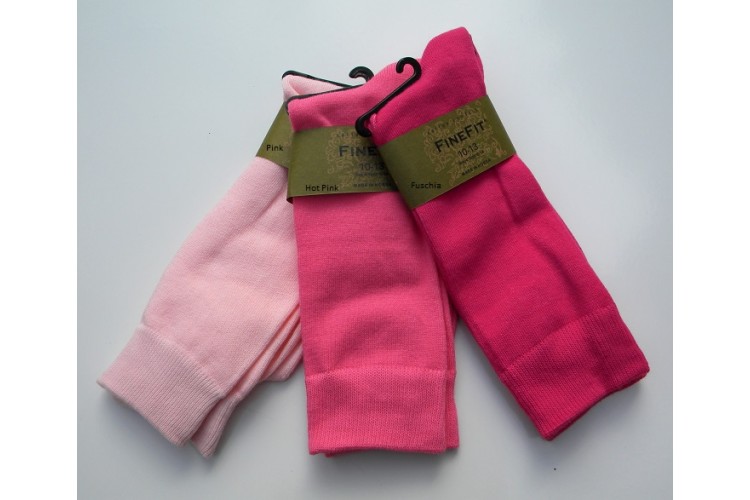 6 Pairs Groomsmen Fuchsia Cotton Dress Socks Size 8-12