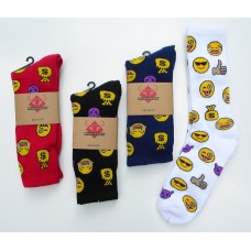 Men's Lightly Padded Emoji Socks