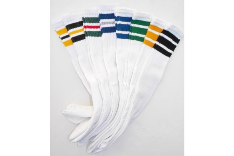 Retro 3 Stripe Tube Socks 