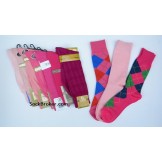 Pink socks- Men's