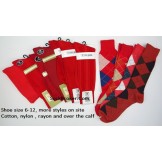 Red socks-Men's