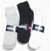 6 Pack Big and Tall Comfort Top Cotton Ankle Socks