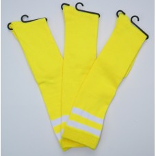 Double striped NeonYellow knee high socks Double striped NeonYellow knee high socks