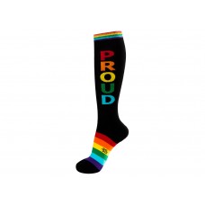 Terry Lined Rainbow Proud Knee High Socks 