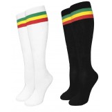 Jamaican Flag Color Stripe Knee Hig..