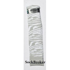 Gray zebra print striped knee high socks by Julietta Gray zebra print striped knee high socks by Julietta