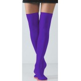 Purple / violet over the knee thigh..