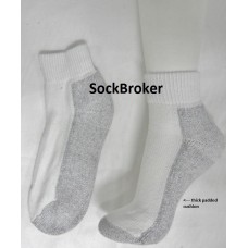 6 Pack Heavy Cushioned Cotton Ankle Steel Toe Socks