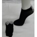Opaque ankle socks with bow for women by music leg